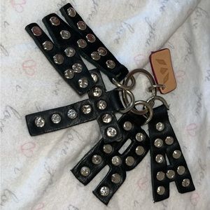 Consuela letter key ring